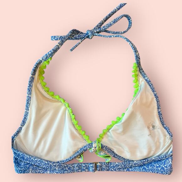 Victoria's Secret Y2K Triangle String Bikini Top Lot Adjustable Size Small 32C - Picture 4 of 7